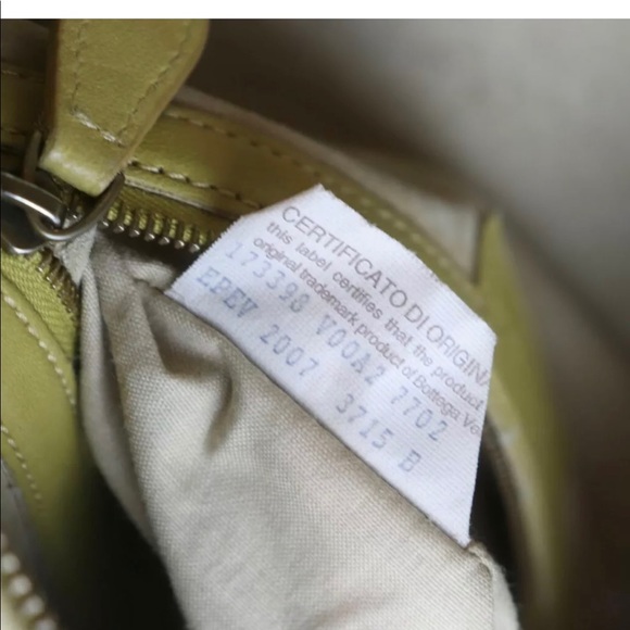 Auth Bottega Veneta Hand Bag  Yellow Leather - Picture 6 of 9